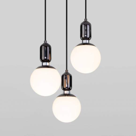 Подвесной светильник Eurosvet 50151/3 черный жемчуг Подвесной светильник Eurosvet 50151/3 черный жемчуг