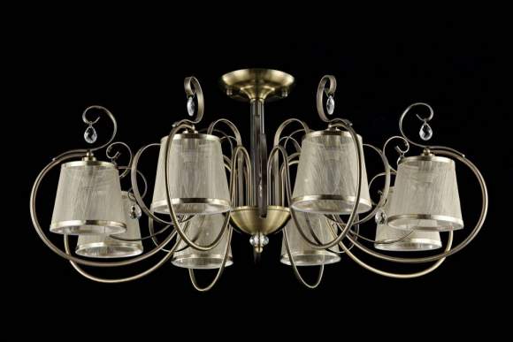 FR2020-CL-08-BZ Потолочная люстра Freya Simone (FR020-08-R) FR2020-CL-08-BZ Потолочная люстра Freya Simone (FR020-08-R)