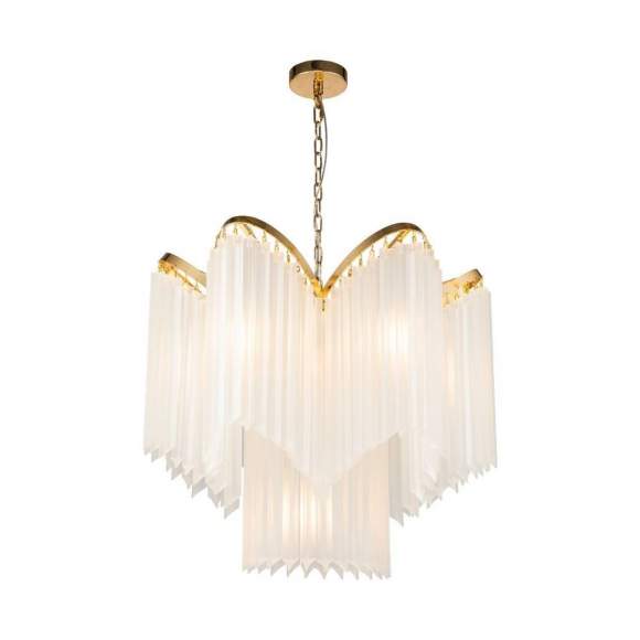 Подвесная люстра с лампочками Favourite Nubes 2966-7P+Lamps E14 Свеча Подвесная люстра с лампочками Favourite Nubes 2966-7P+Lamps E14 Свеча