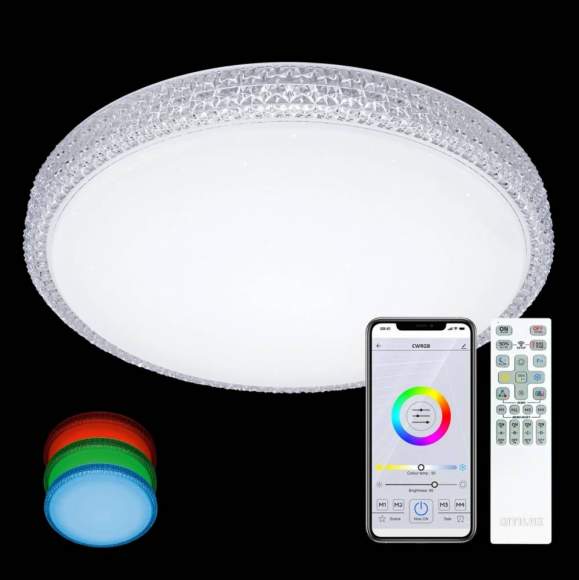 Светодиодный светильник с поддержкой ''Алиса'' и пультом Citilux Альпина CL718A60G