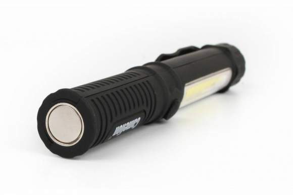 Ручной светодиодный фонарь на батарейках. Дистанция освещения дальний свет - 30 м., ближний - 7 м. 2 режима работы. Сamelion LED51521 (13361)