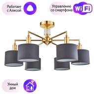 Потолочная люстра Favourite Laciness с поддержкой Алиса 2612-6P-A