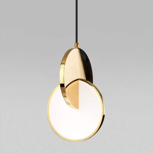 Подвесной светодиодный светильник Eurosvet Lang 50225/1 LED золото