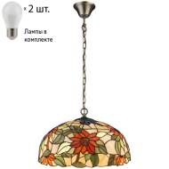 Подвесной светильник с лампочками Velante 817-806-02+Lamps E27 P45