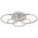 Светодиодная диммируемая люстра с ПДУ Profit Light 8047/6 WHT 212W+10W RGB