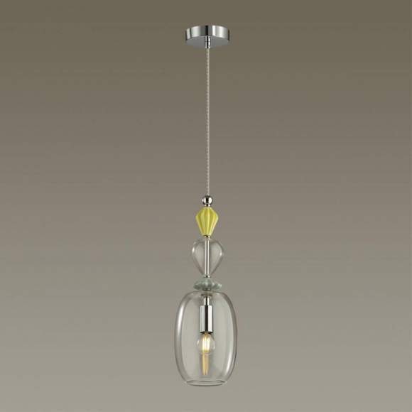 Подвесной светильник Odeon Light Bizet с лампочкой 4893/1B+Lamps E14 P45