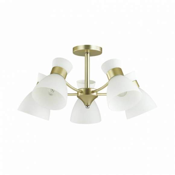 Люстра потолочная Lumion Wilma с лампочками 4535/5C+Lamps E27 P45