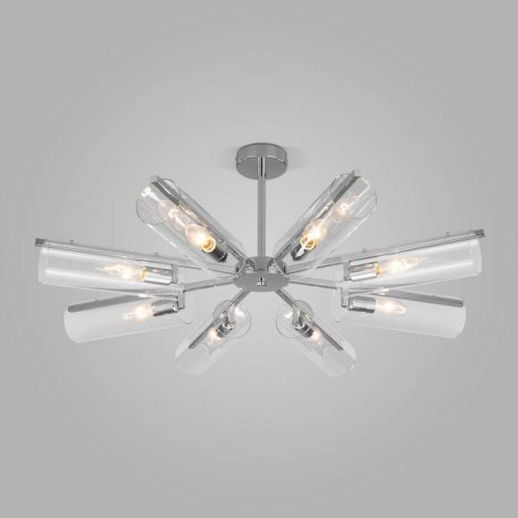 Люстра на штанге Eurosvet 70144/8 хром (a060901)