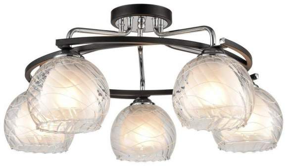 Люстра потолочная Velante с поддержкой Алиса 234-107-05-A Люстра потолочная Velante с поддержкой Алиса 234-107-05-A