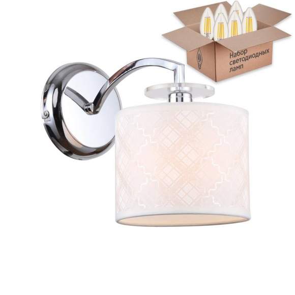 Бра с лампочкой F-Promo Modum 2199-1W+Lamps E14 Свеча Бра с лампочкой F-Promo Modum 2199-1W+Lamps E14 Свеча