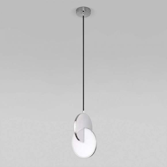 Подвесной светодиодный светильник Eurosvet Lang 50225/1 LED хром