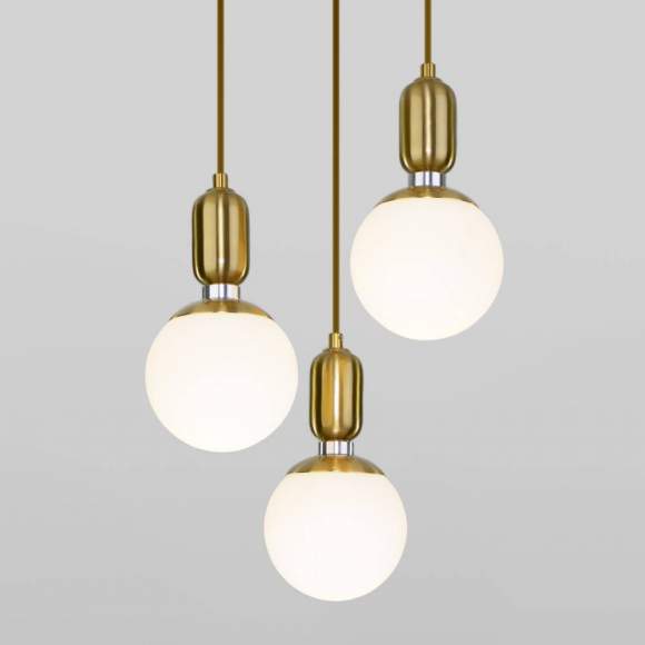 Подвесной светильник Eurosvet 50151/3 латунь Подвесной светильник Eurosvet 50151/3 латунь