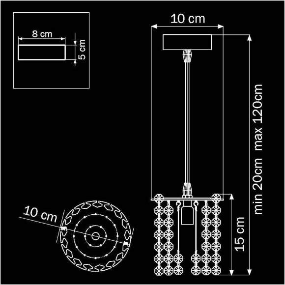 795314 Светильник подвесной LightStar Cristallo