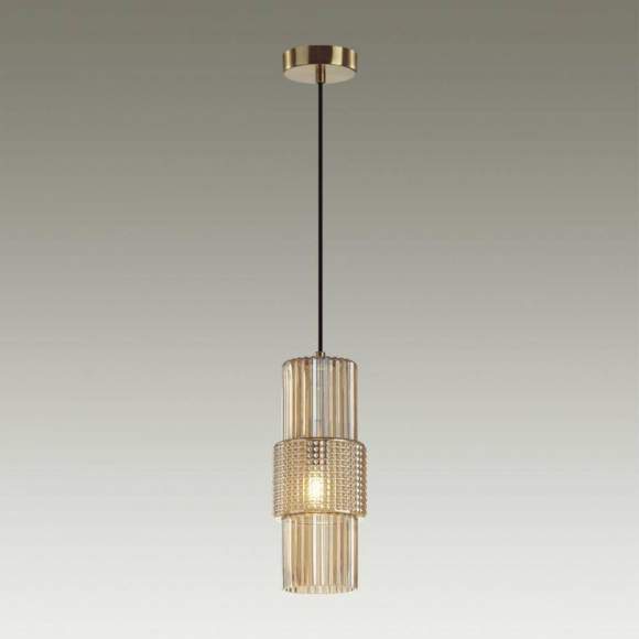 Подвесной светильник Odeon Pimpa с лампочкой 5019/1+Lamps E14 Свеча