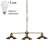 Светильник с лампочкой Favourite Magrib 1214-3P1+Lamps