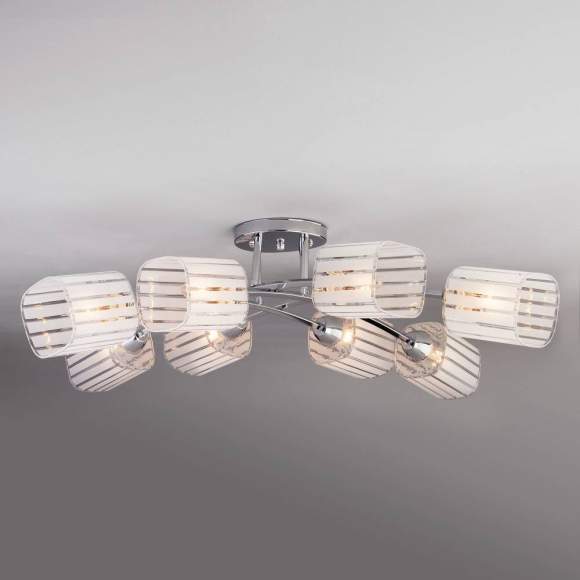 30125/8 хром Потолочная люстра ЕВРОСВЕТ Ruby