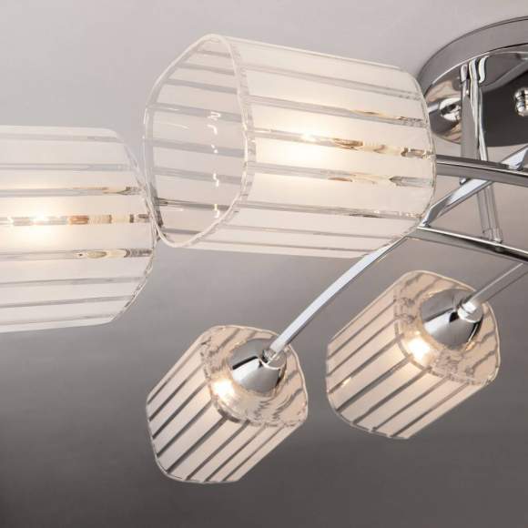 30125/8 хром Потолочная люстра ЕВРОСВЕТ Ruby