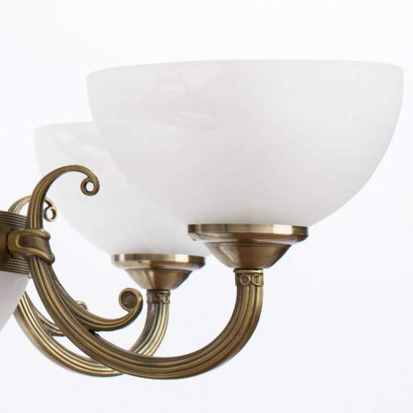 Подвесная люстра Arte Lamp Windsor White A3777LM-6-2AB Подвесная люстра Arte Lamp Windsor White A3777LM-6-2AB