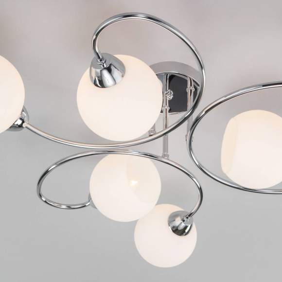 Потолочная люстра Tulia Eurosvet 30136/6 хром (a052677) Потолочная люстра Tulia Eurosvet 30136/6 хром (a052677)