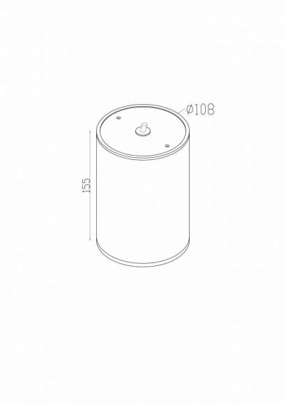 Уличный потолочный светильник Outdoor O306CL-L12GF