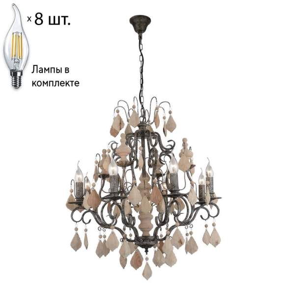 Люстра с лампочками Favourite Albero 1763-8P+Lamps