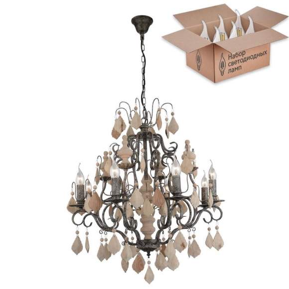 Люстра с лампочками Favourite Albero 1763-8P+Lamps Люстра с лампочками Favourite Albero 1763-8P+Lamps