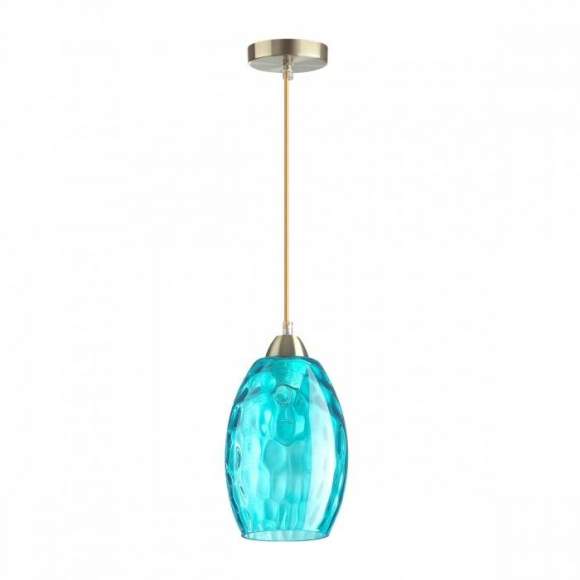 Подвесной светильник с лампочкой Lumion Sapphire 4490/1+Lamps Е27 Свеча