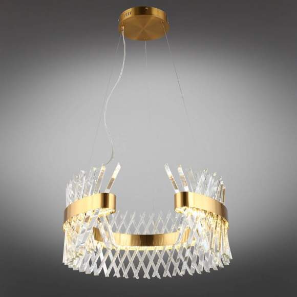 Люстра подвесная светодиодная Strasatti Omnilux OML-99903-62 Люстра подвесная светодиодная Strasatti Omnilux OML-99903-62