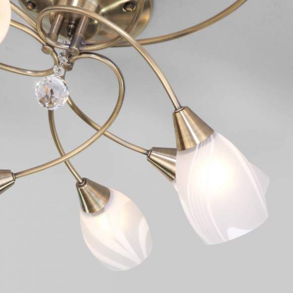 Люстра потолочная Eurosvet Virginia 2275/9 античная бронза (55496)