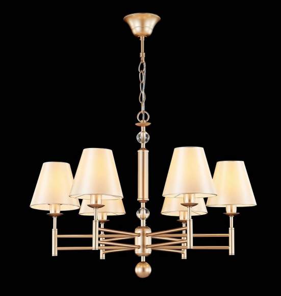 FLAVIO SP6 GOLD Люстра подвесная Crystal Lux FLAVIO FLAVIO SP6 GOLD Люстра подвесная Crystal Lux FLAVIO