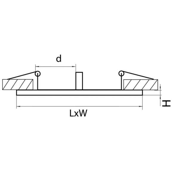 217827 Рамка для встраиваемых светильников Lightstar серии Intero 111 217827 Рамка для встраиваемых светильников Lightstar серии Intero 111