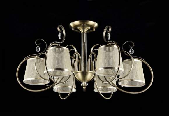 FR2020-PL-06-BZ Потолочная люстра Freya Simone (FR020-06-R)