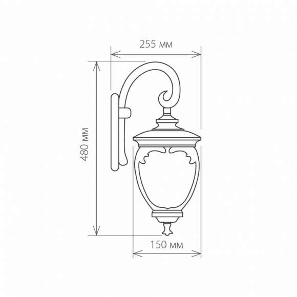 Andromeda D (GLYF-8024D) черное золото Уличный настенный светильник Elektrostandard 4690389042676 (a027996) Andromeda D (GLYF-8024D) черное золото Уличный настенный светильник Elektrostandard 4690389042676 (a027996)