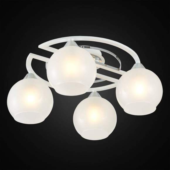 Люстра потолочная Citilux Отто CL121140 Белый+Хром