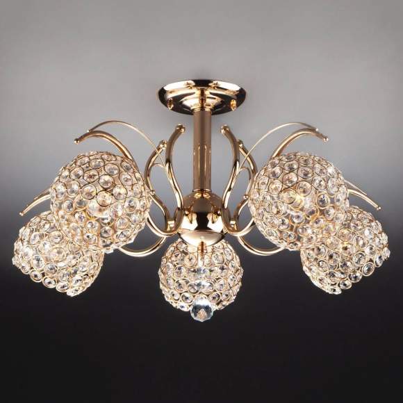 7777/5 золото Потолочная люстра ЕВРОСВЕТ Mirage 7777/5 золото Потолочная люстра ЕВРОСВЕТ Mirage