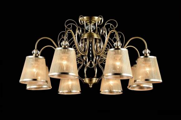 Люстра с двойным креплением Freya Driana (FR405-08-R) FR2405-PL-08-BZ