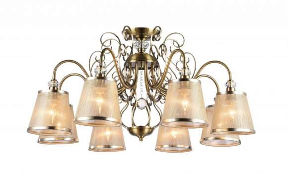 Люстра с двойным креплением Freya Driana (FR405-08-R) FR2405-PL-08-BZ