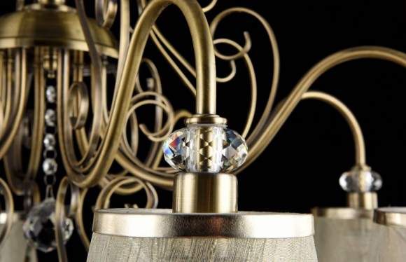 Люстра с двойным креплением Freya Driana (FR405-08-R) FR2405-PL-08-BZ