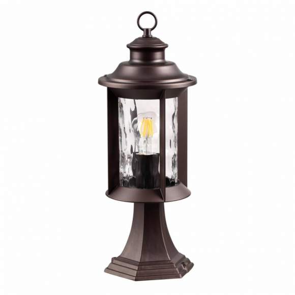 Уличный светильник с лампочкой Odeon Light Mavret 4961/1A+Lamps E27 P45