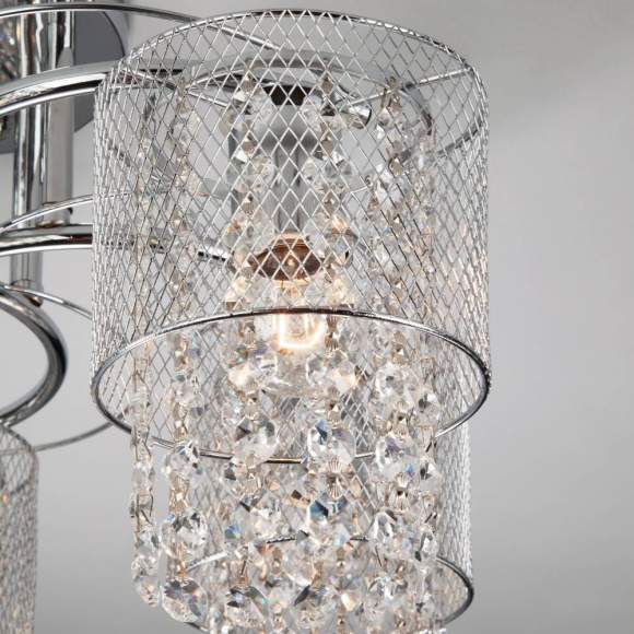 Потолочная люстра ЕВРОСВЕТ Bonnie 30137/5 хром