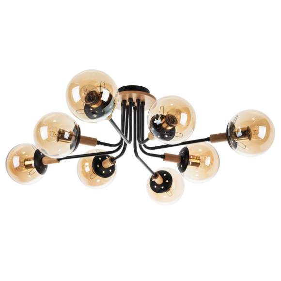 Потолочная люстра Oxford Arte lamp Oxford с поддержкой Алиса A2716PL-8BK-A