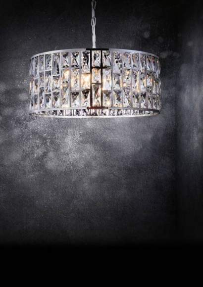 Подвесная хрустальная люстра Maytoni Gelid MOD184-PL-04-CH