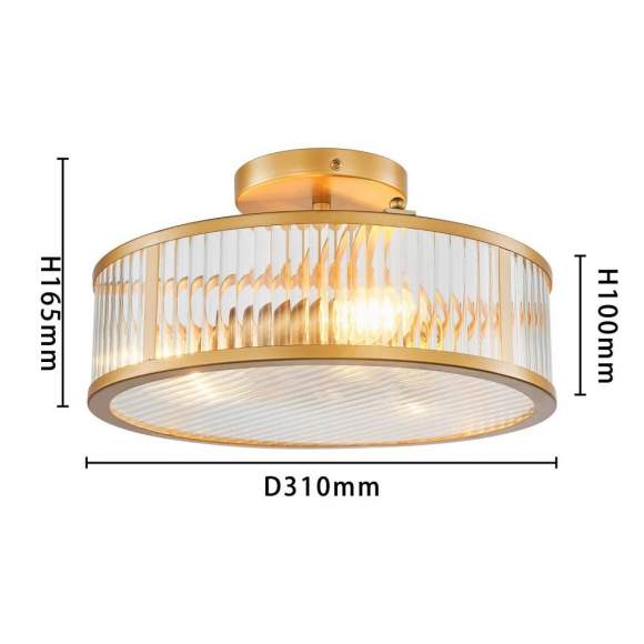 Потолочный светильник с лампочками Favourite Radiales 3099-3C+Lamps E14 Свеча