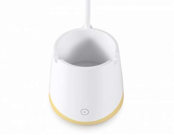 Настольная лампа с аккумуляторной батареей, USB-проводом и канцелярским стаканом Desk Ambrella light DE564 Настольная лампа с аккумуляторной батареей, USB-проводом и канцелярским стаканом Desk Ambrella light DE564