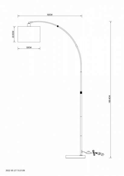 Торшер Arte Lamp Paolo A4060PN-1CC