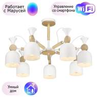 Люстра на штанге Velante с поддержкой Маруся 225-003-07-М