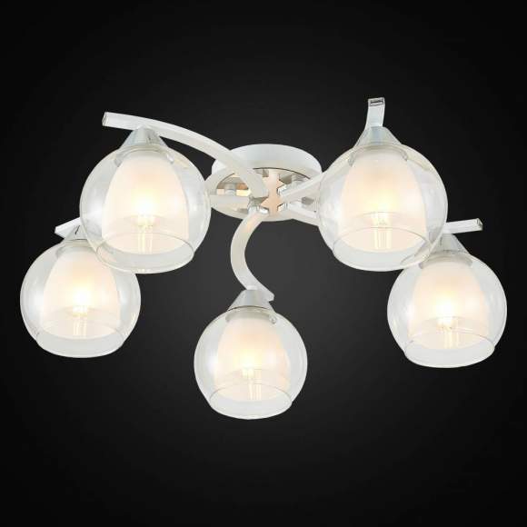 Люстра потолочная Citilux Кристи CL152150 Белый+Хром
