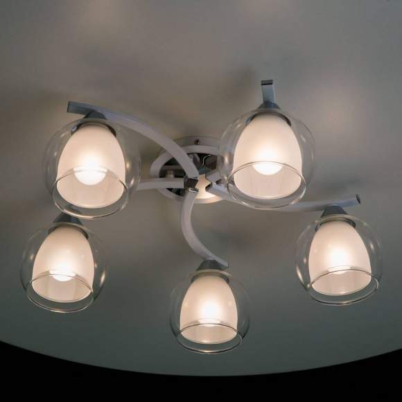 Люстра потолочная Citilux Кристи CL152150 Белый+Хром