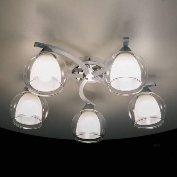 Люстра потолочная Citilux Кристи CL152150 Белый+Хром