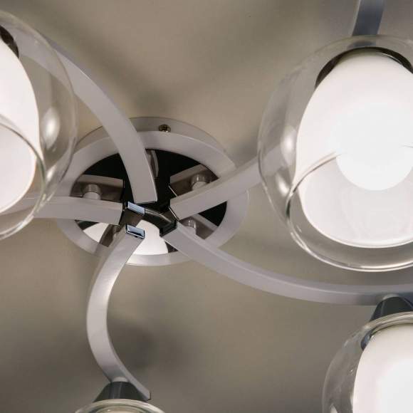 Люстра потолочная Citilux Кристи CL152150 Белый+Хром